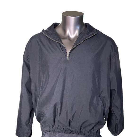 Eddie Bauer Pullover Jacket Quarter Zip Golf Windbreaker EBTEK XL u - Picture 1 of 9